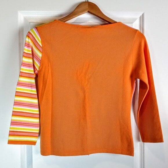 Le Maglie Miss Money Money Italian Knit Zip Cardigan NWT - Picture 2 of 6